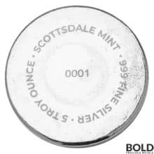 5 oz Scottsdale Roman Imp Vespasian Aug Silver Button