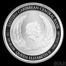 2020 EC8 Anguilla Coat of Arms 1 oz Silver BU
