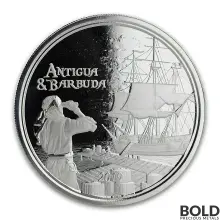 2019 Antigua & Barbuda Silver Rum Runner BU 1 oz