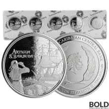 2019 Antigua & Barbuda Silver Rum Runner BU 1 oz