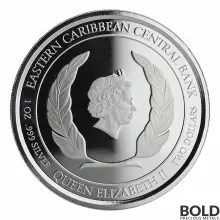 2020 EC8 Dominica Humming Bird 1 oz Silver Proof (Colored)