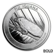 1 oz Fiji Crested Iguana 2016