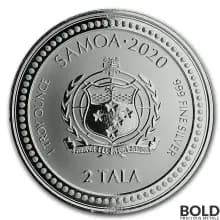 2020 Samoa Serpent of Milan Silver BU 1 oz