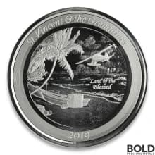 2019 St. Vincent & The Grenadines Seaplane 1 oz Silver BU