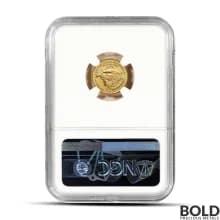 1/10 oz America Eagle MS70 NGC Gold Coin (First Day Release, Random Year)