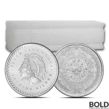 1/10 oz Aztec Calendar Silver Round .999 Fine (Tube of 50)