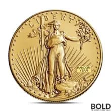 1/2 oz America Gold Eagle MS70 (Random Date, Brown Label, NGC)