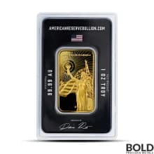 1 oz Asahi Columbia Goddess Gold Bar