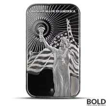1 oz Asahi Columbia Goddess Silver Bar (BU)
