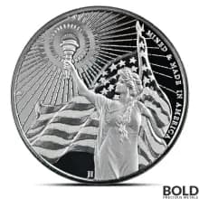 1 oz Asahi Columbia Goddess Silver Round (BU)
