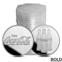 1 oz Coca Cola Silver Round .999 Fine - Box of 500