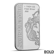 1 oz Connecticut State Flag Silver Bar (Colored)