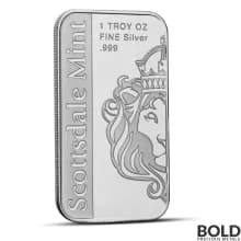 1 oz Georgia State Flag Silver Bar (Colored)