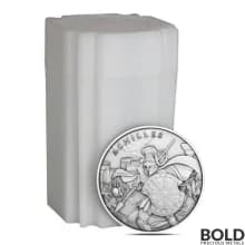 1 oz Legendary Warriors: Achilles Silver Round BU - Tube of 20