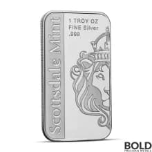 1 oz New Mexico State Flag Silver Bar (Colored)