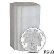 1 oz SilverTowne Buffalo Silver Round - Tube of 20