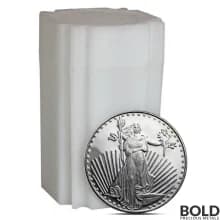 1 oz SilverTowne Saint Gaudens Silver Round - Tube of 20