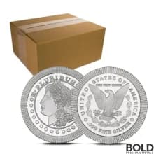 1 oz SilverTowne Mint Morgan Stacker Silver Round - Box of 500