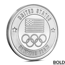 1 oz US Olympic Team Silver Round