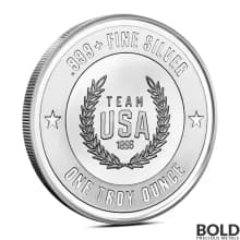 1 oz US Olympic Team Silver Round