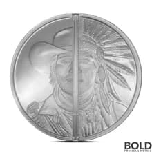 1 oz Western Warrior Divisible Silver Round