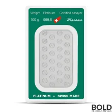 100 Gram Argor Heraeus Platinum Bar