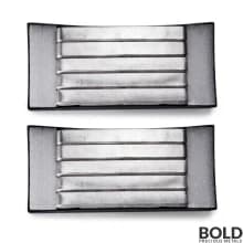 1000 oz Silver - 10 x 100 oz PAMP Suisse Cast Silver Bars