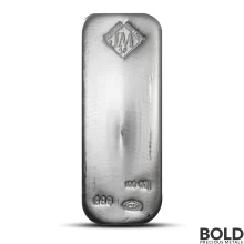 1000 oz Silver - 10 x 100 oz Johnson Matthey Silver Bars