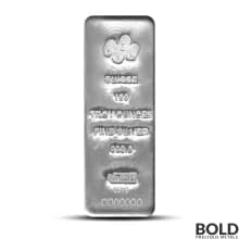 1000 oz Silver - 10 x 100 oz PAMP Suisse Cast Silver Bars