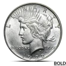 1922-D Peace Silver Dollar Coin (BU)