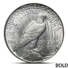 1922-D Peace Silver Dollar Coin (BU)