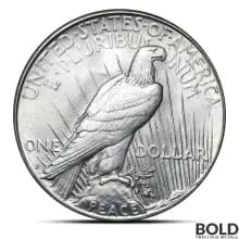 1923-S Peace Silver Dollar Coin (BU)