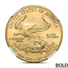 1986 1/2 oz America Eagle Gold Coin (MS69, NGC)