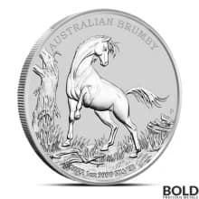 2022 1 oz Australia Brumby Silver Coin (BU)