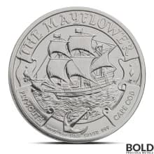 2023 1 oz British Mayflower Silver Coin (BU)