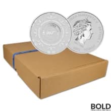 2023 1 oz James Bond Casino Royale Chip Silver Coin BU - Box of 100