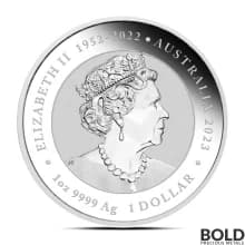 2023 1 oz Perth Myths & Legends: Dragon & Koi Silver Coin (BU)