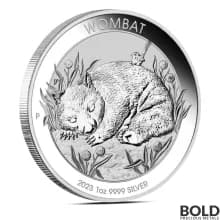 2023 1 oz Perth Wombat Silver Coin (BU)