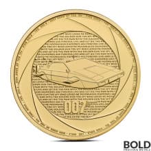 2024 1 oz British James Bond Of The 70's Gold Coin (BU)