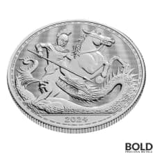 2024 1 oz British St George and the Dragon Silver Coin (BU)