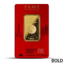2024 1 oz PAMP Lunar Dragon Gold Bar
