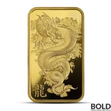2024 1 oz PAMP Lunar Dragon Gold Bar