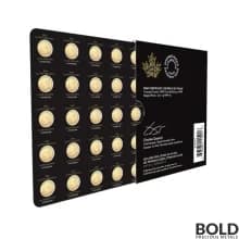 2024 25 Gram Canada Maple Leaf Gold Coin (25x1 Gram)