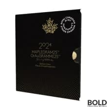2024 25 Gram Canada Maple Leaf Gold Coin (25x1 Gram)