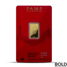 2024 5 Gram PAMP Lunar Dragon Gold Bar