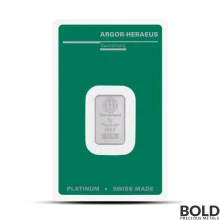 5 Gram Argor Heraeus Platinum Bar
