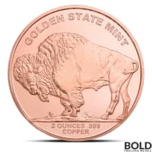 2 oz Buffalo Copper Round (Golden State Mint)