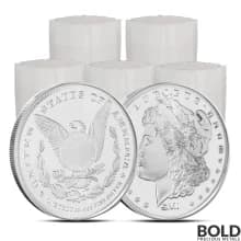 Lot of 100 - 1 oz Sunshine Mint Morgan Silver Round - 5 Tubes of 20