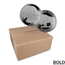 1 oz Asahi Buffalo Design Silver Round Proof (Box of 500)