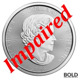 Silver 1 oz Royal Canadian Mint Coin *Random Design* IMPAIRED